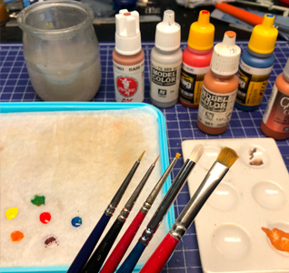 Curso pintura pincel